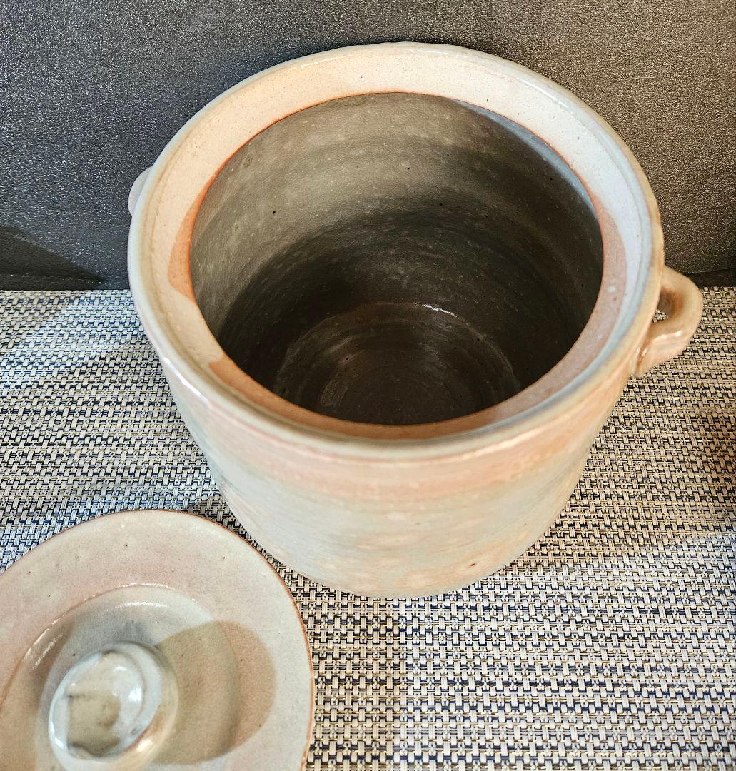 県無形文化財 日本工芸会正会員 名工 岡田裕 作 萩焼 水指