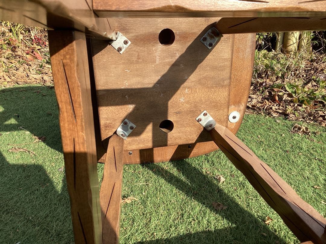 [さのちゃん] ビンテージ木製スツール カウンターチェア