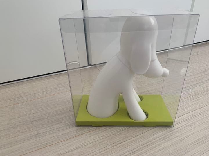 奈良美智 あおもり犬 貯金箱 白リンデン