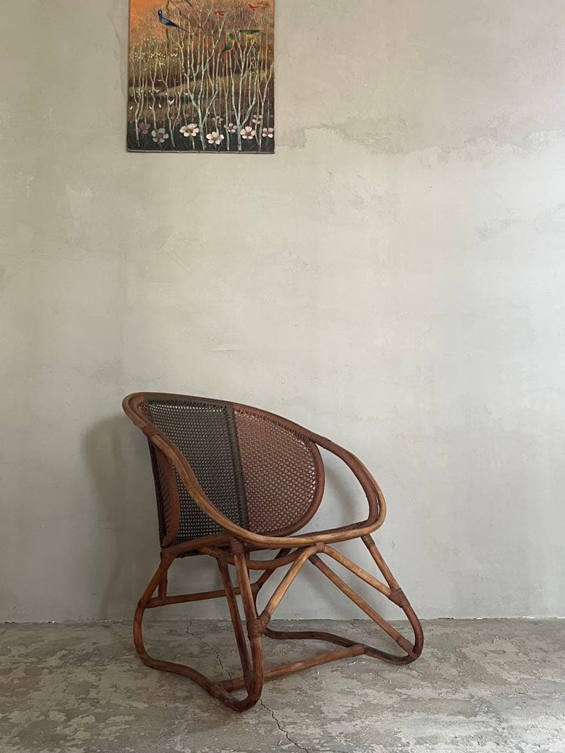ヴィンテージ ラタン 曲木 ソファー ／ ガーデンチェアー 建築