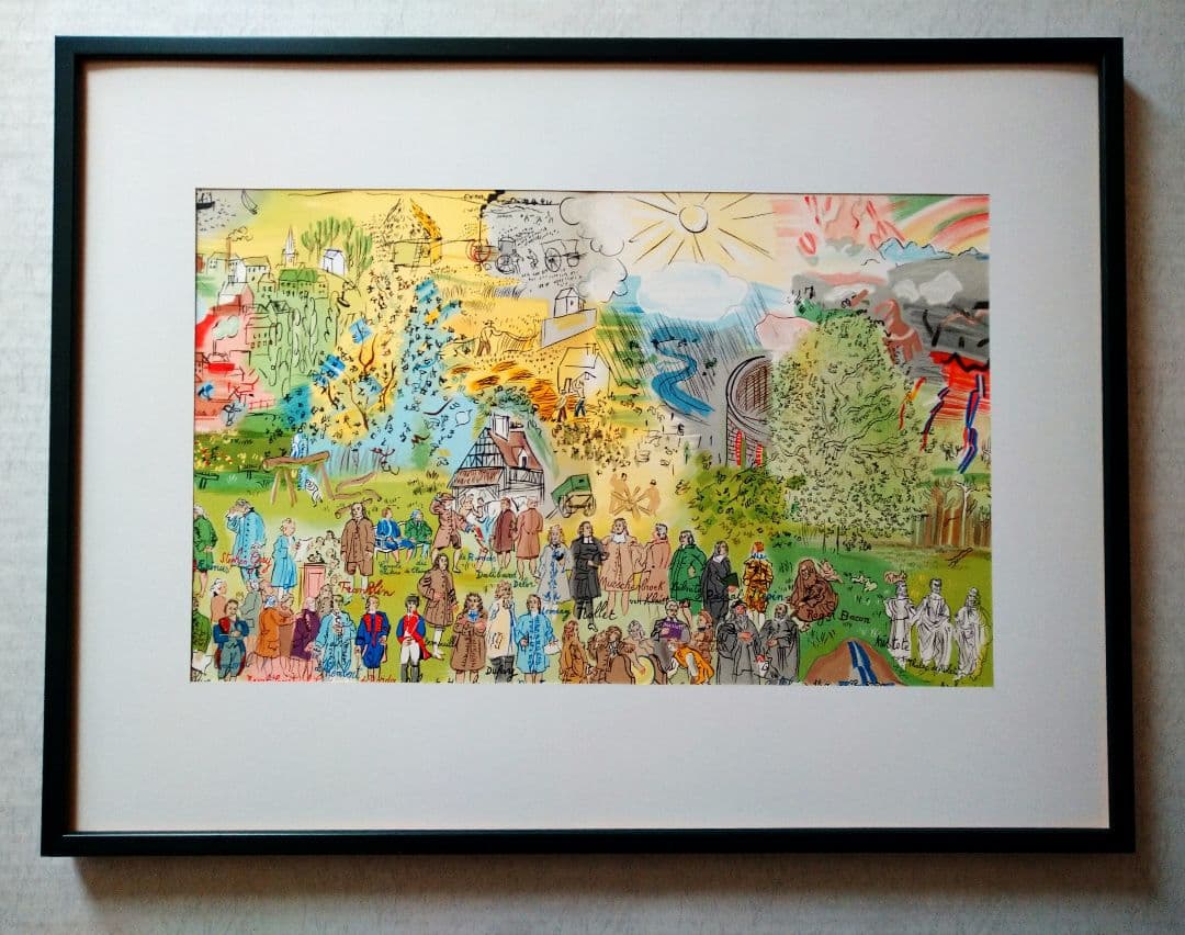 Fラウル・デュフィのリトグラフ 作品タイトル「Les