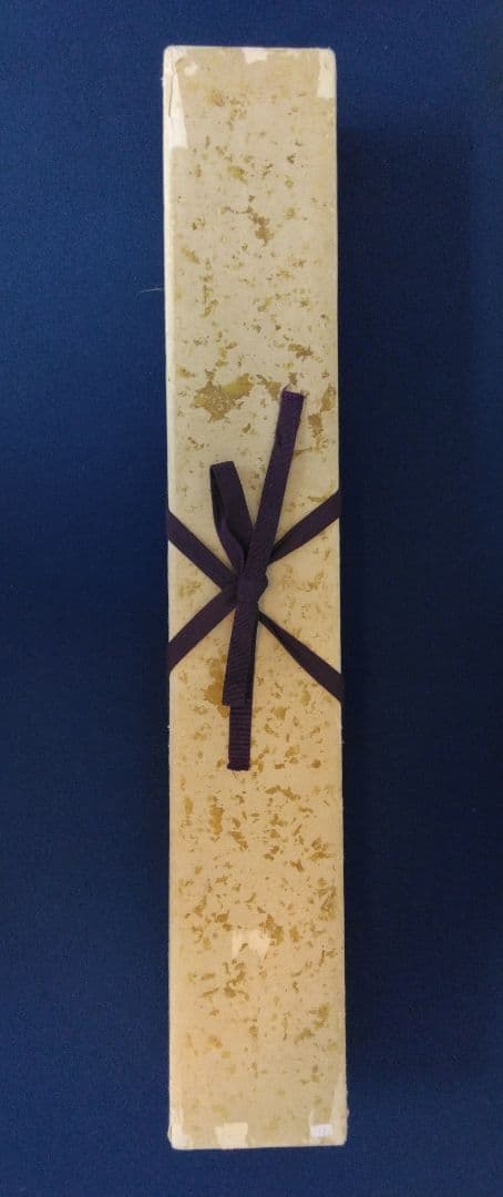 立原杏所【青緑山水図】絹本　掛軸・識箱／2重箱　(江戸時代・水戸藩士・徳川斉昭)