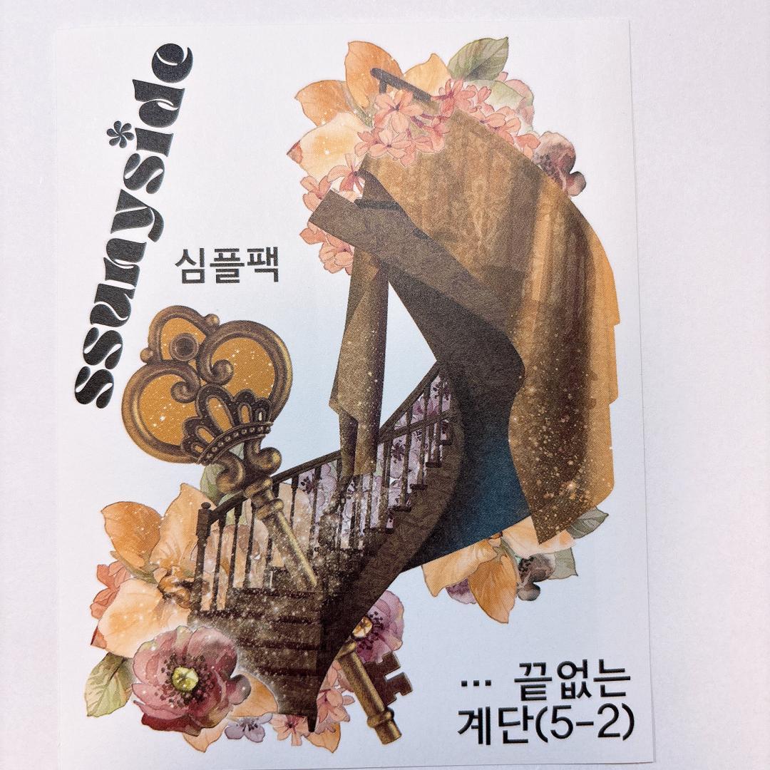 S228.装飾ステッカー 韓国作家 ssunyside(黒いたぬき) バラ売り〇