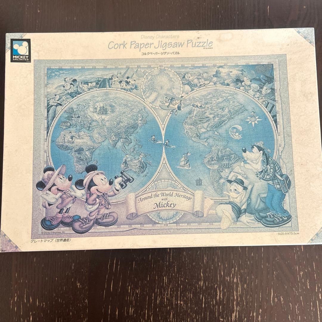ディズニーパズル コルクペーパージクソーパズル グレートマップ(世界