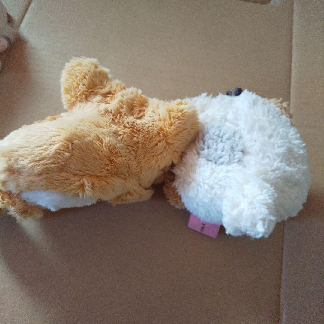 タグ付き　リラックマ あつめてぬいぐるみ３体　プチあつめてぬいぐるみ２体