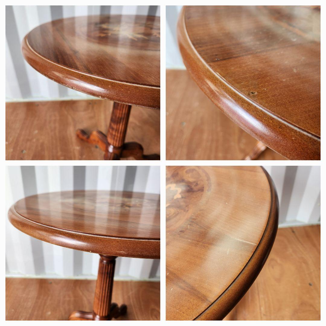 はる屋様専用 象嵌細工 猫脚 テーブル サイドテーブル 飾台 イタリア製