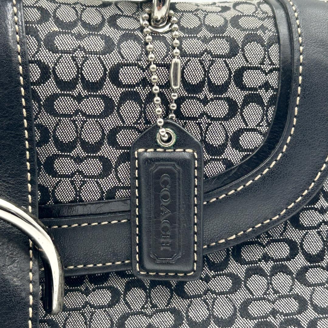 極美品✨コーチ ハンドバッグ ソーホー ミニシグネチャー トップハンドル 保存袋