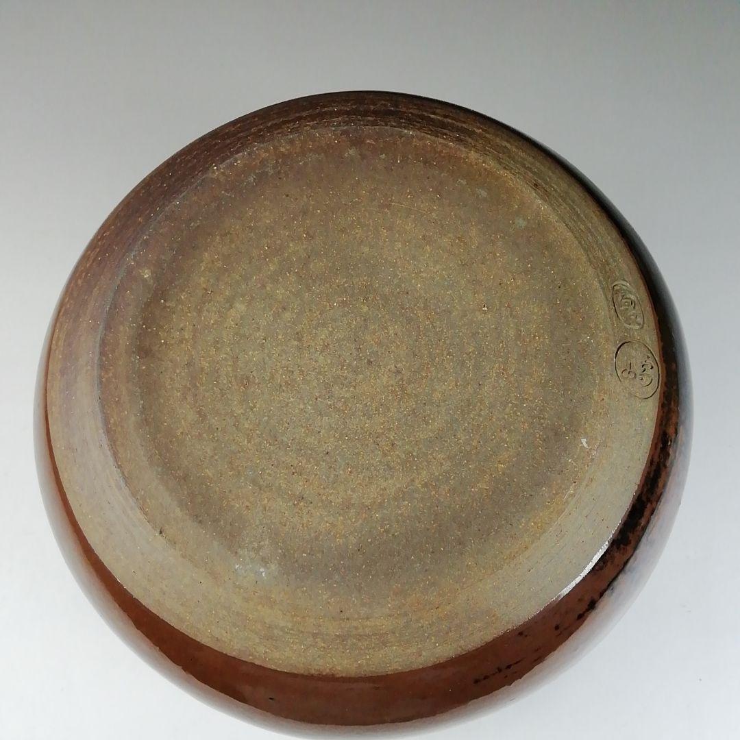 T151 建水 『高取焼』『高取建水』『鬼丸雪山作』 共箱 茶道具