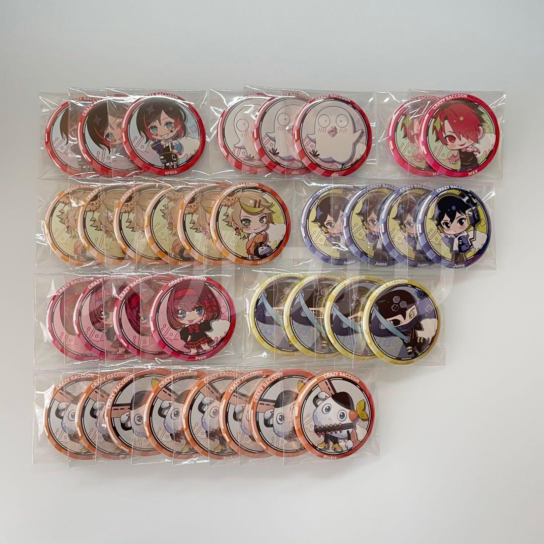 CrazyRaccoon CR CRストア 缶バッジ - メルカリ