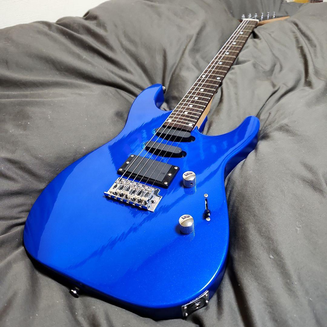 G.W最終セール！！24F メタリックブルー エレキギター G.W最終セール！！24F メタリックブルー エレキギター