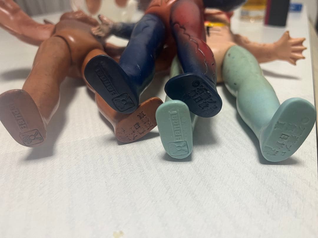 怪獣フィギュア 3体セット　さそり男　コウモリ男