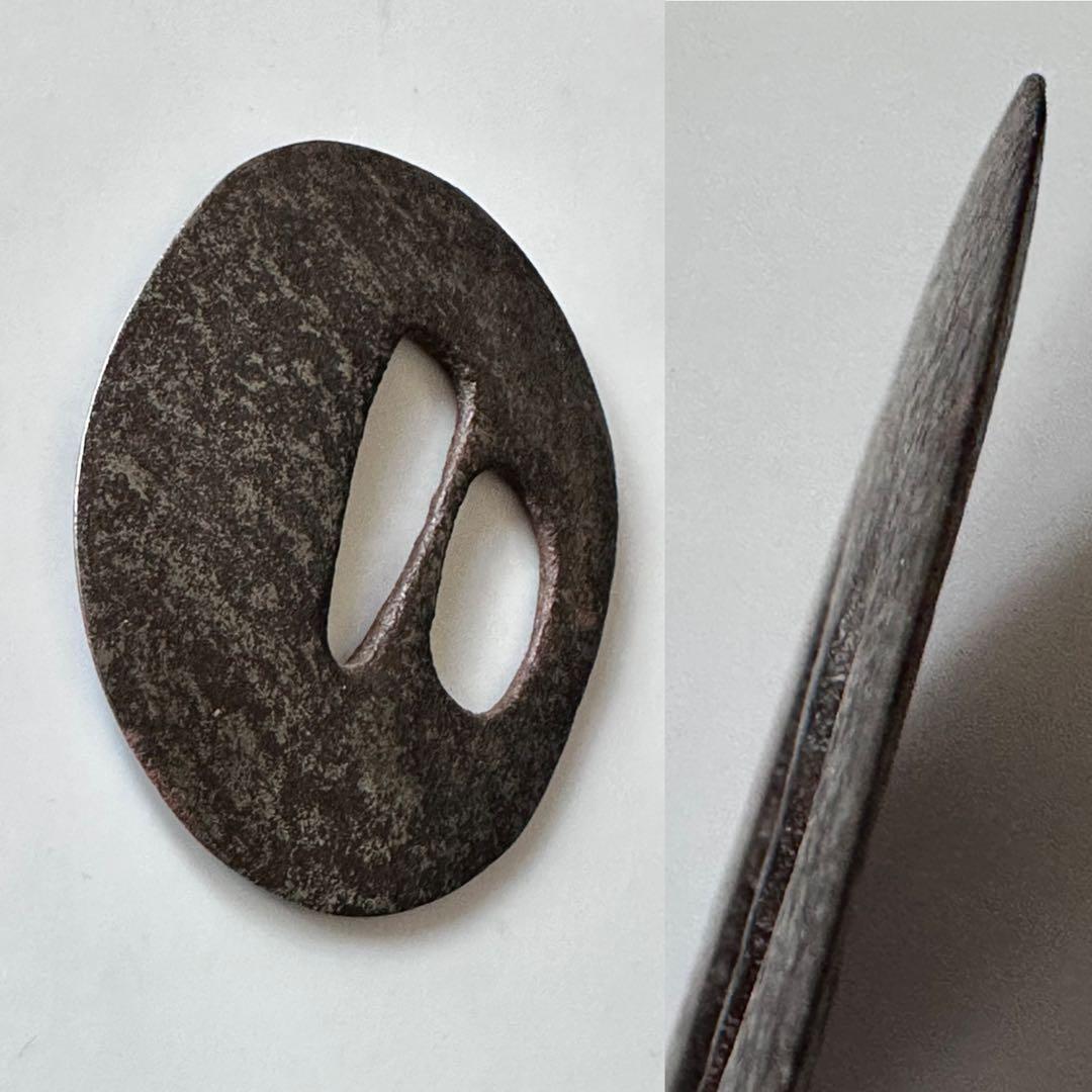 時代武具　鍔 鉄地銅地鍔四点セット　江戸時代　鐔