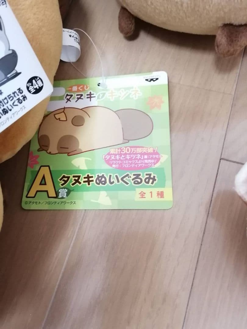 初期　タヌキとキツネ　タヌキぬいぐるみまとめセット