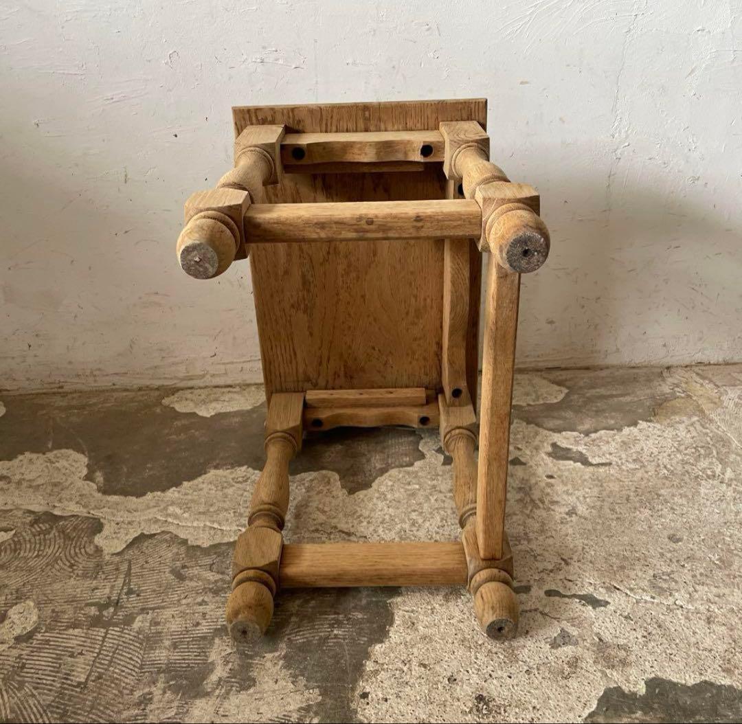 サイドテーブル 剥離 アンティーク