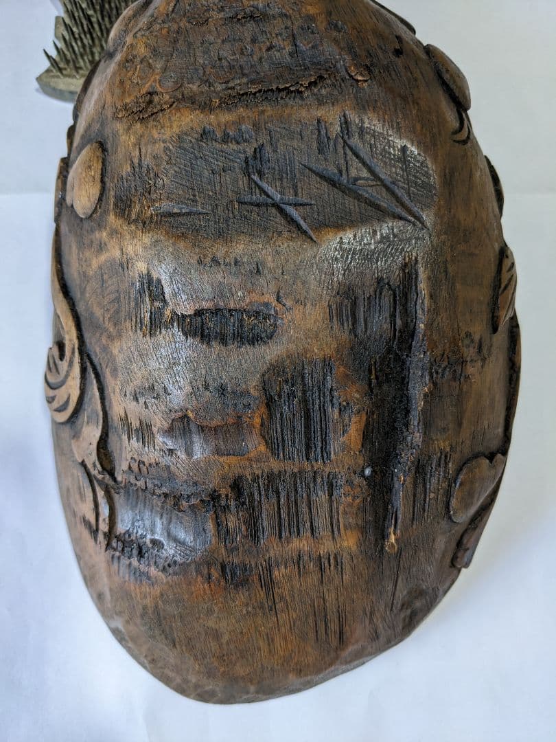 ♢中国古玩 花生 花器 竹根 竹製 清時代 茶葉用道具 古美術品 置物飾り