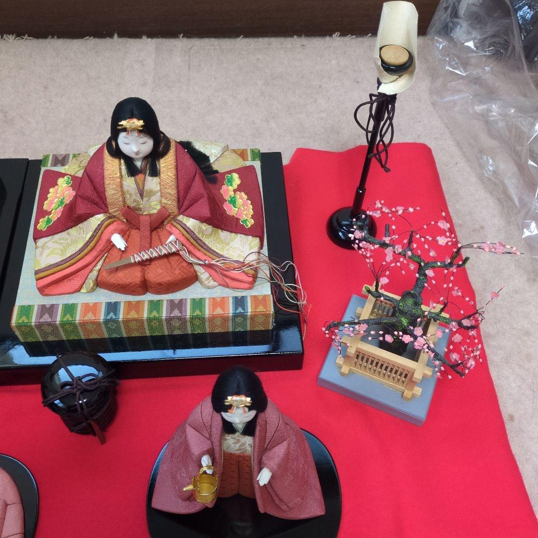 myg52 伝統的な木目込みひな人形 5体セット