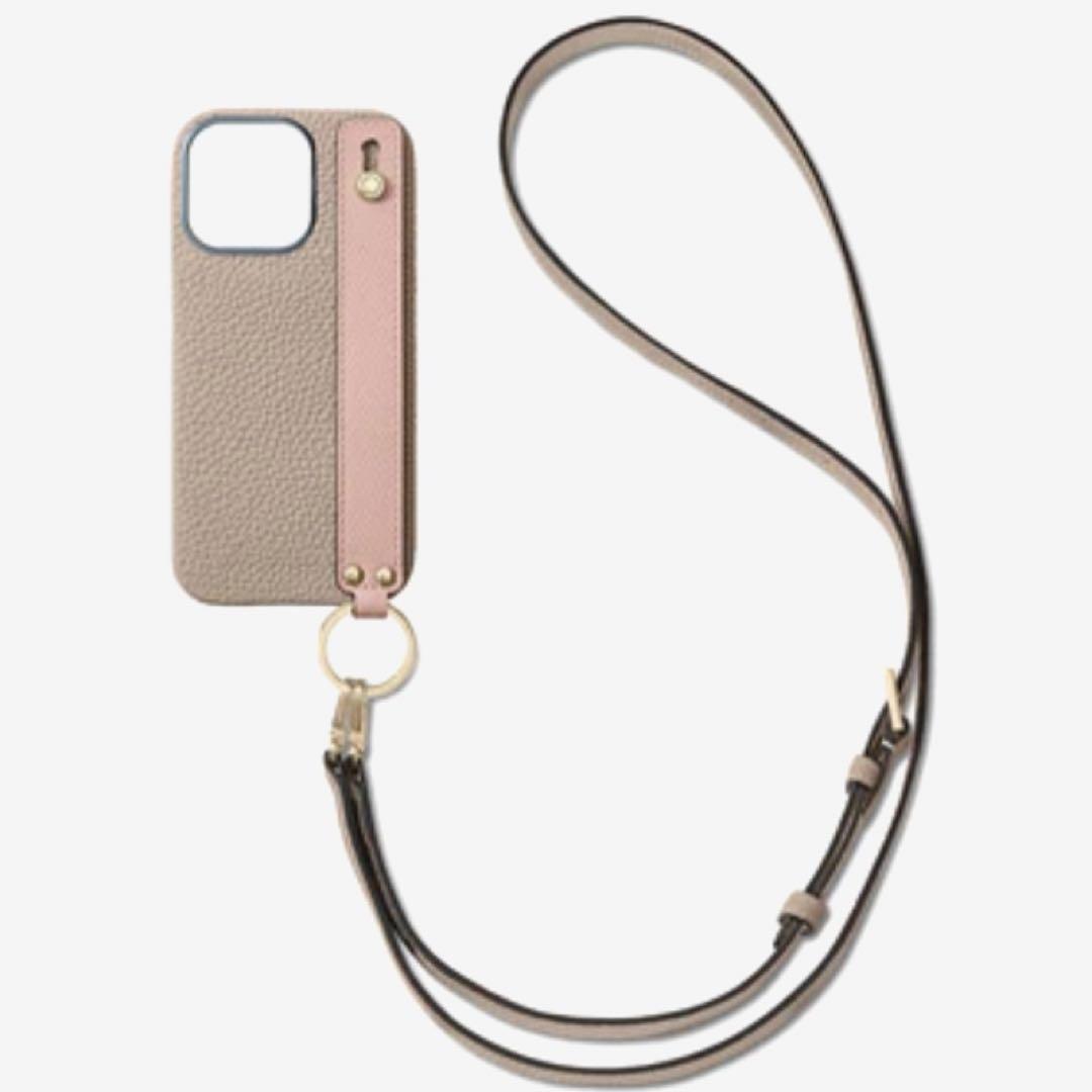 【美品】 ボナベンチュラ スター チェーンキーホルダー シュリンク グレージュ