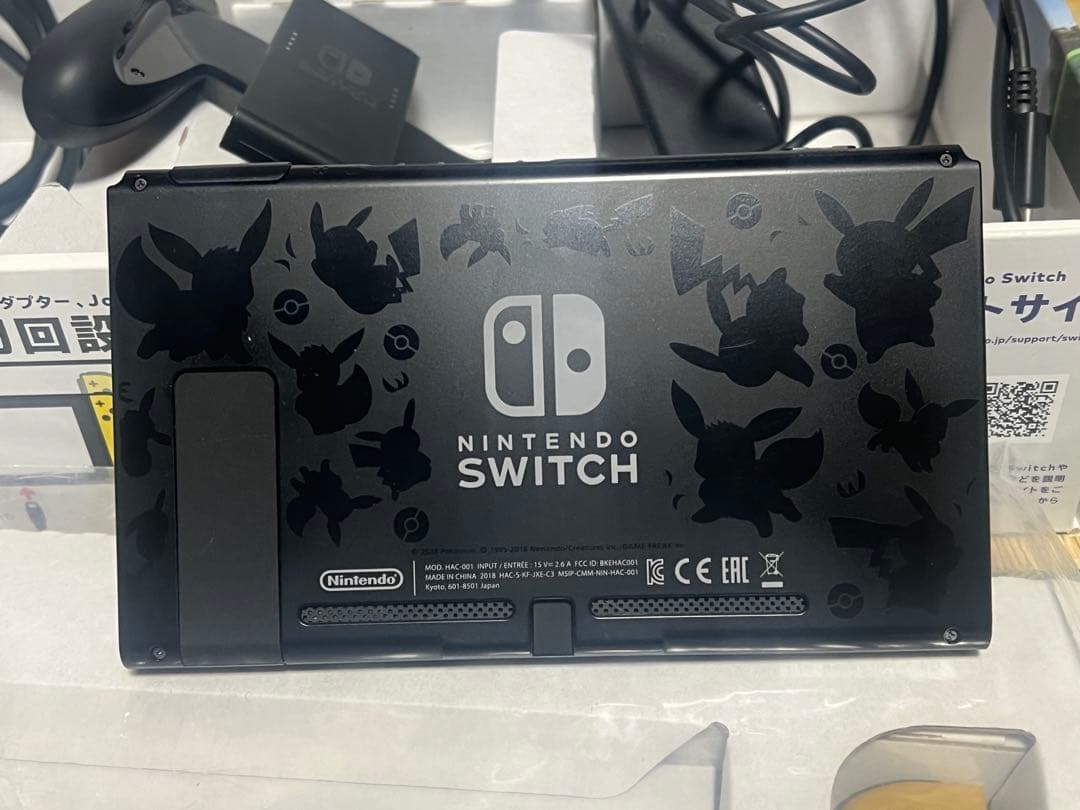 美品 Let's goピカチュウ 限定 Switch 本体 ミュウ入り