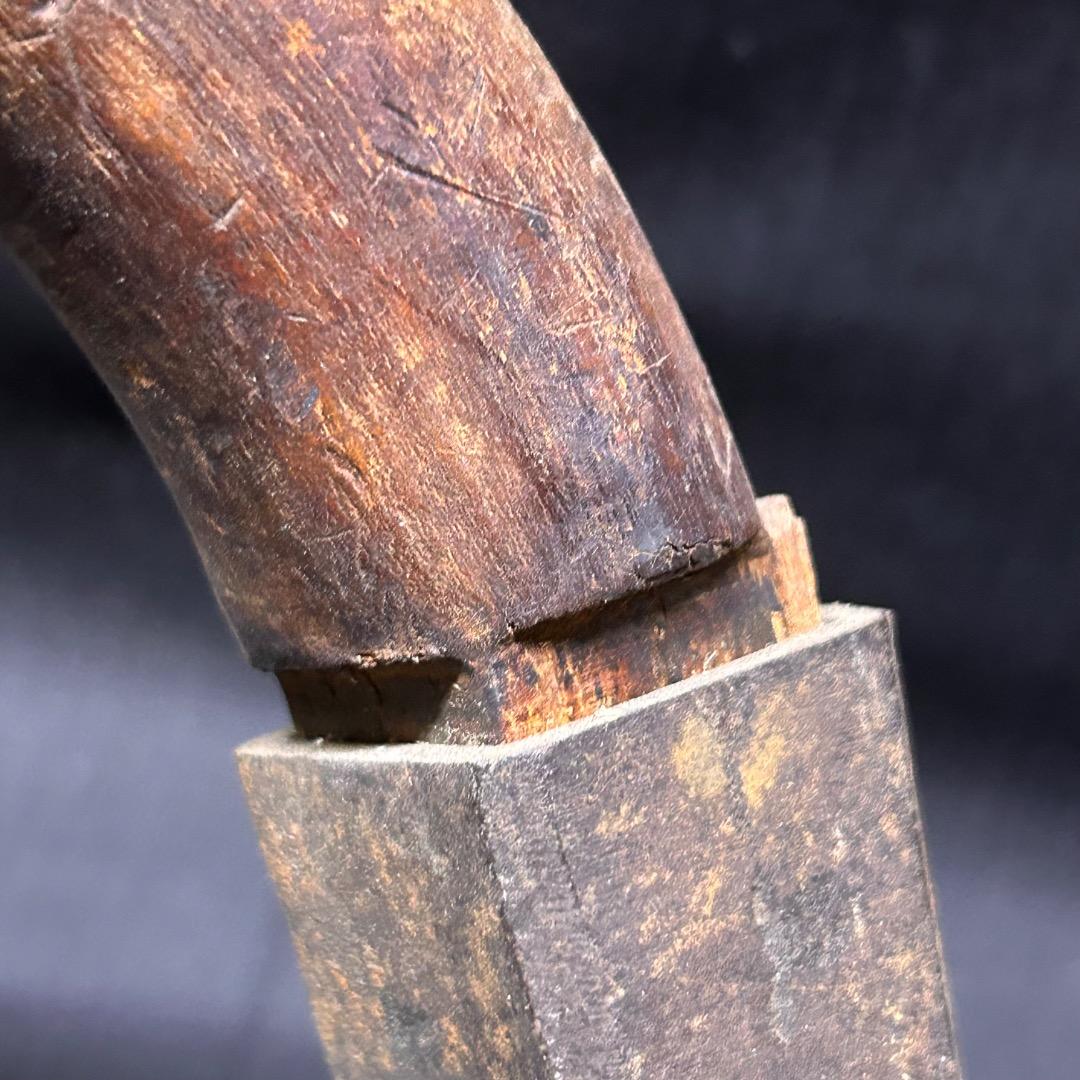 ▽Fc右1046 ちょうな ちょんな 古道具 古民具 大工道具 長期保管品