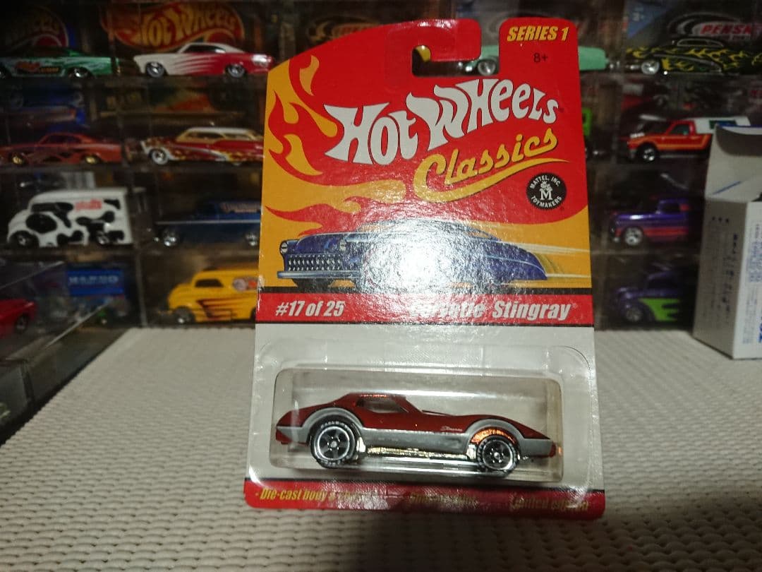 ホットウィール コルベットスティングレー台紙右上曲がり ホットウィール コルベットスティングレー台紙右上曲がり ホット