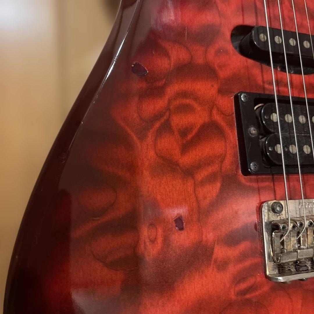 初心者です様専用】金ロゴ FERNANDES トレモロアーム付・新品弦張替済