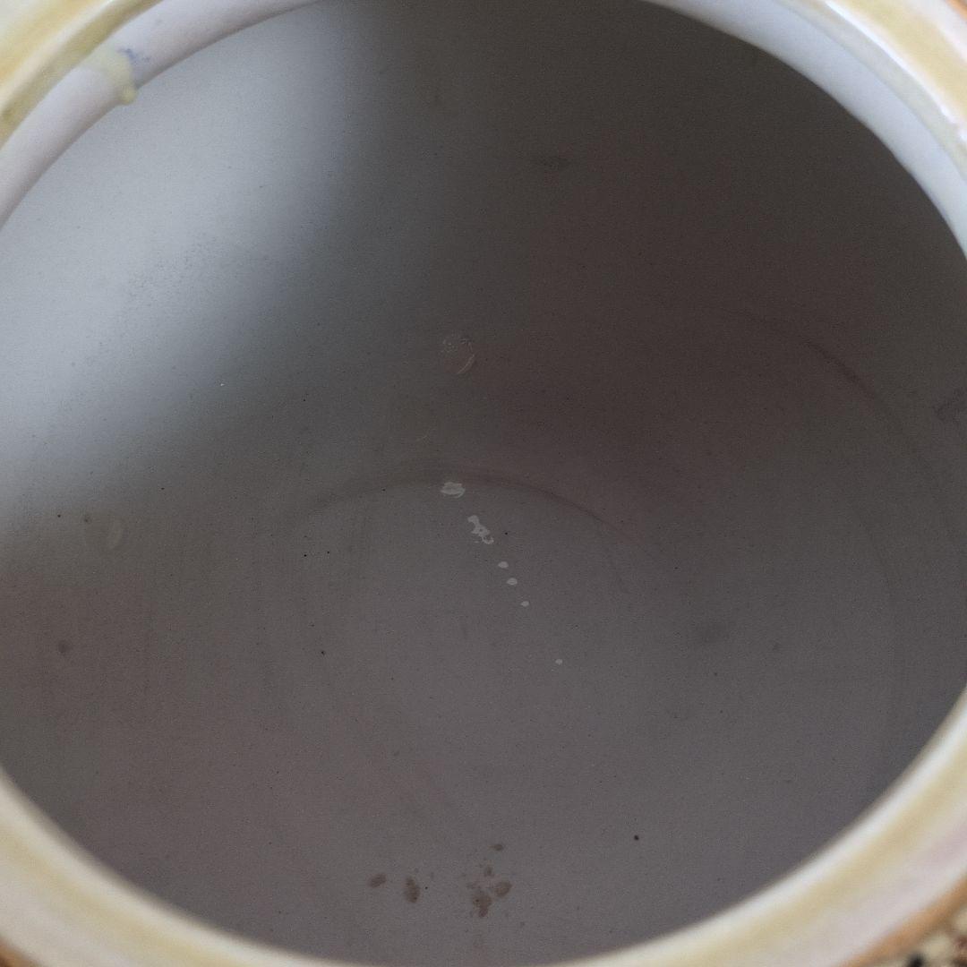 九谷焼 大香炉 三足 青粒 骨董 工芸品 古美術 アンティーク