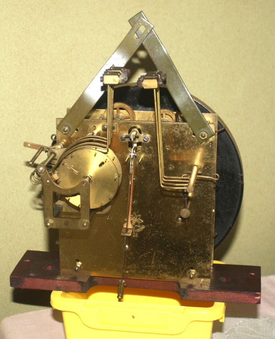 可動品　ユンハンス　ウエストミンスター　柱時計　チャイム