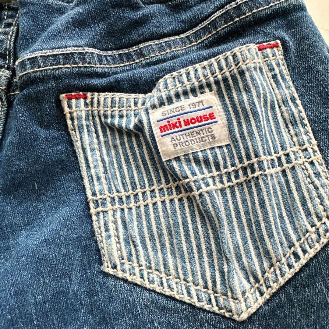 まりこさま専用ページミキハウス デニムパンツ 120cm