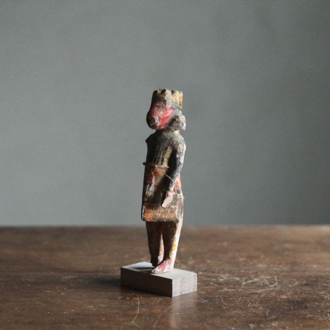 古作 木彫 サヌマーン像 インド 猿の神様 古道具 アンティーク