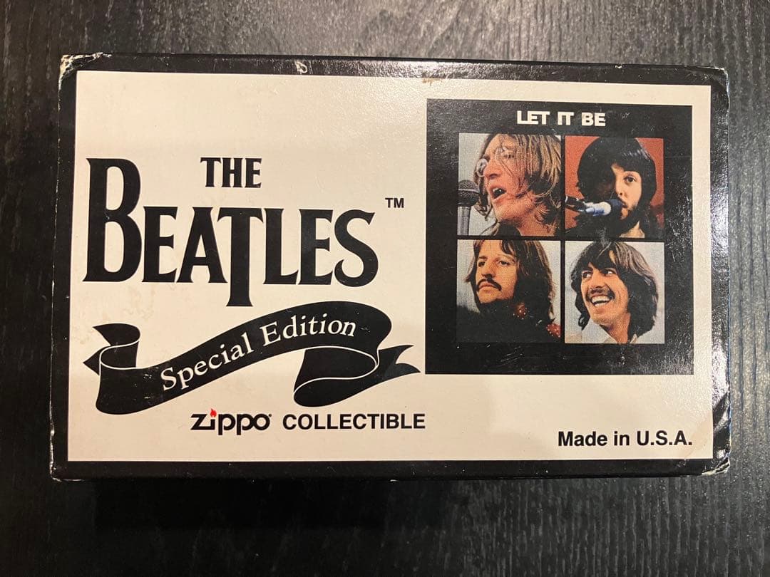 【未使用】ZIPPO & キーリングセット The Beatles 1996年製 未使用】ZIPPO & キーリングセット The Beatles 1996年製