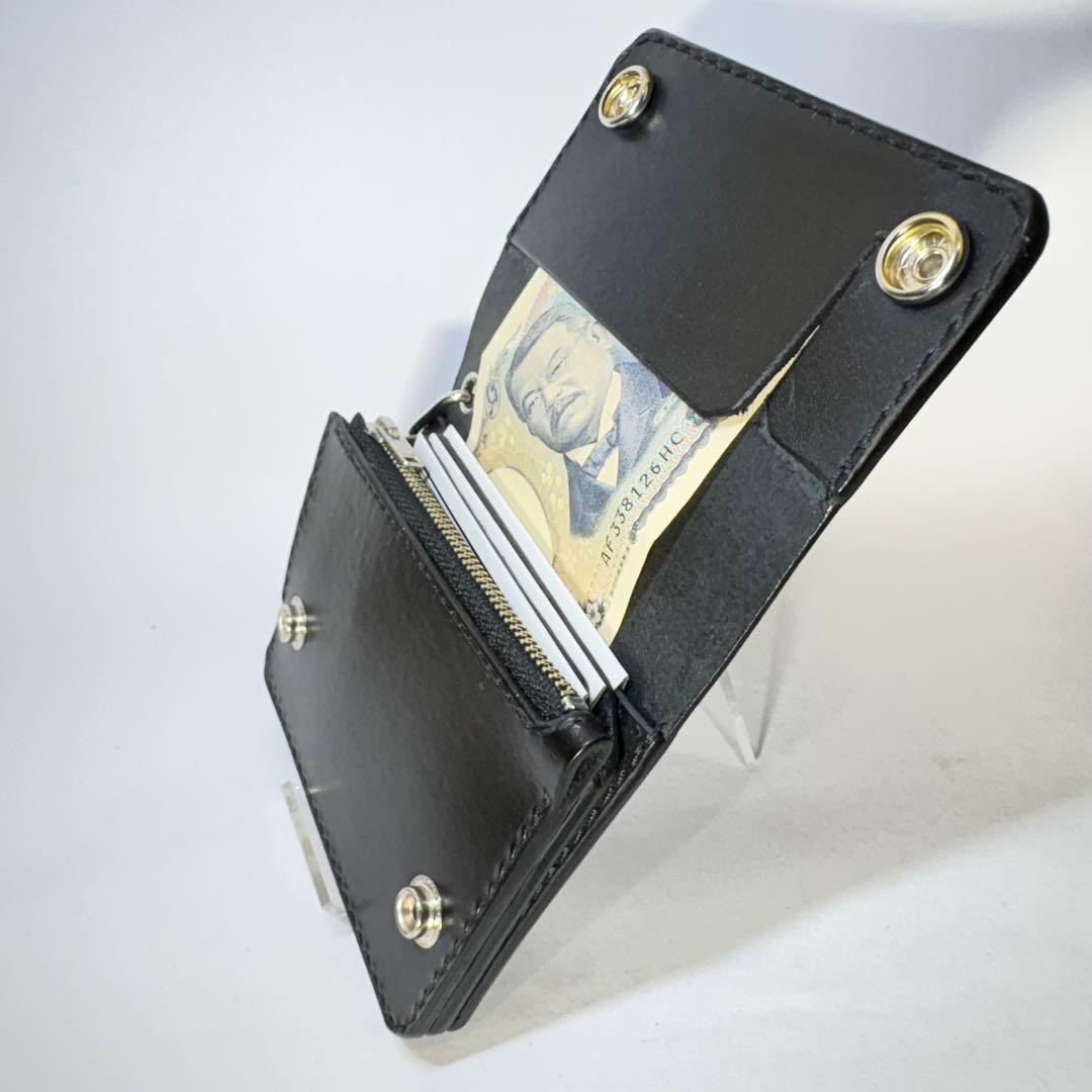 れんれんページ　トラッカーウォレット　ショート　ブライドルレザー