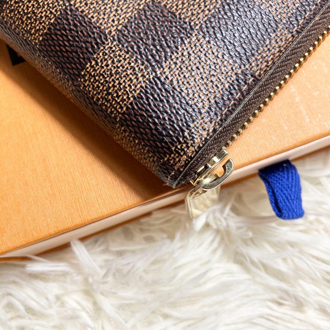 【美品】ルイヴィトン＊ダミエ ジッピー コンパクト N60028