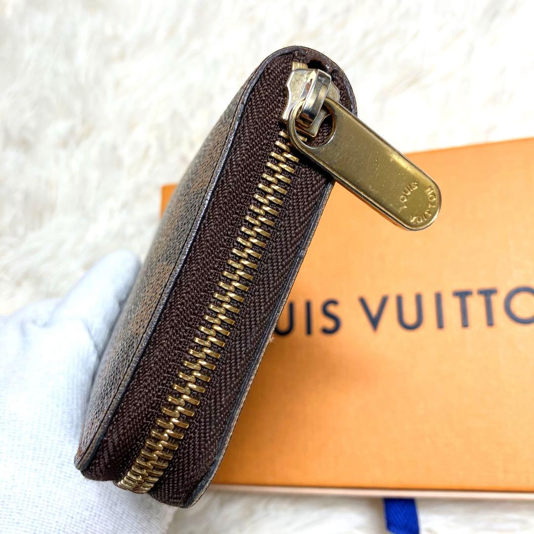【美品】ルイヴィトン＊ダミエ ジッピー コンパクト N60028