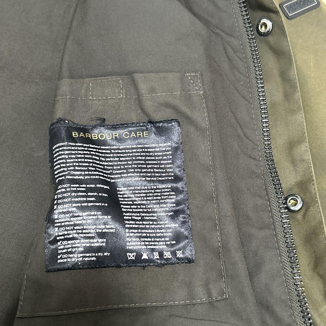 Barbour オイルドジャケット モーターサイクルジャケット　ウール　バブア