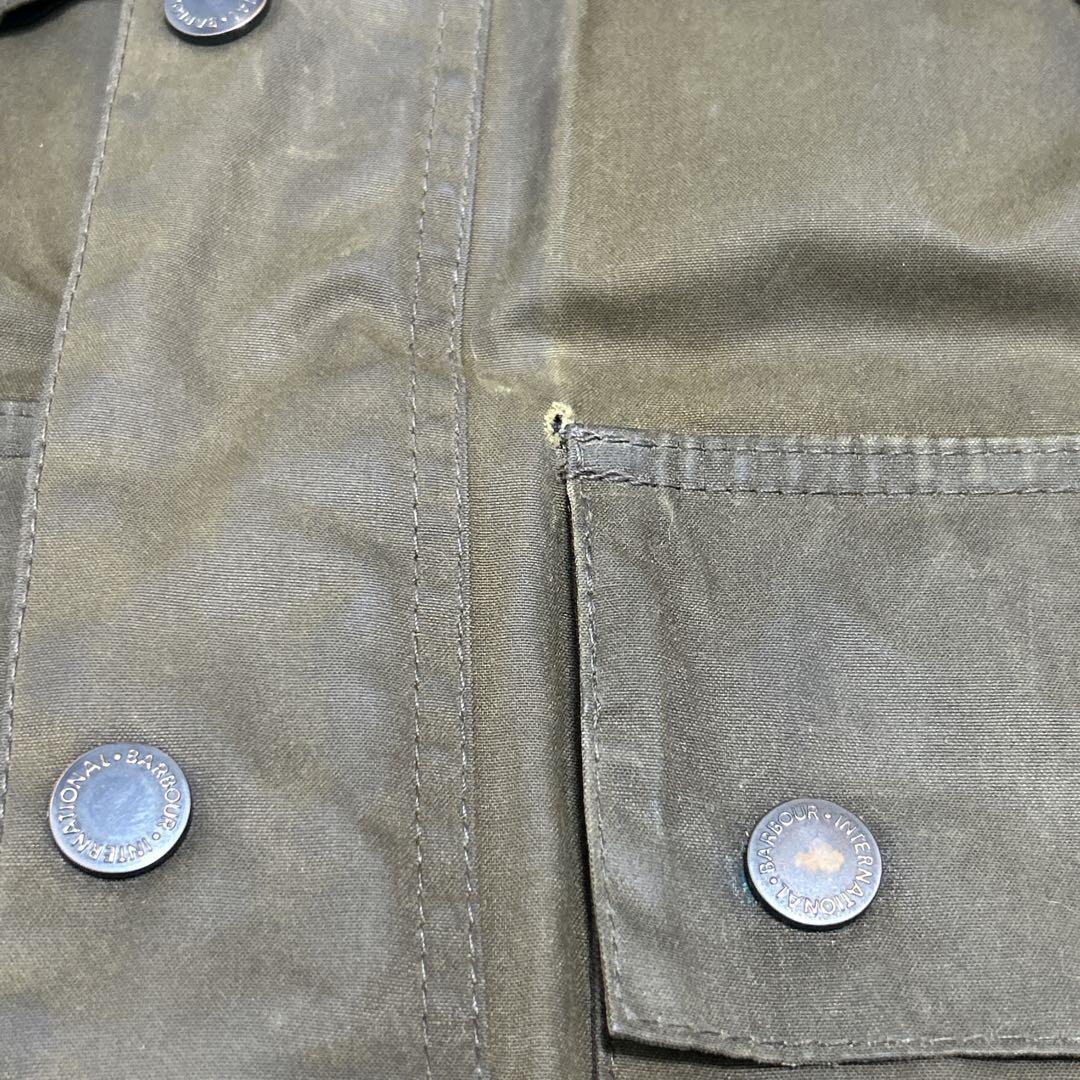 Barbour オイルドジャケット モーターサイクルジャケット　ウール　バブア