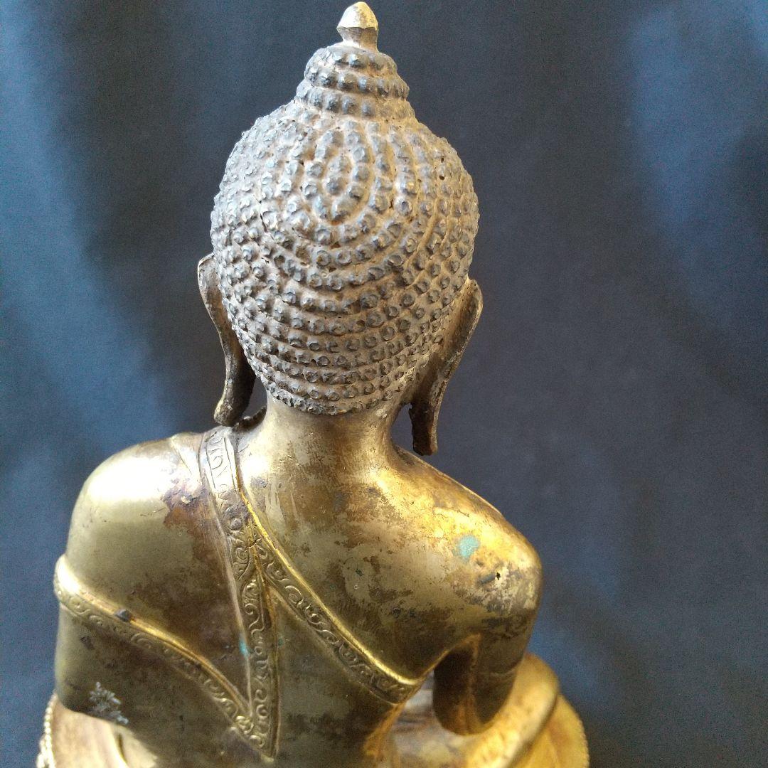 金銅 ラピスラズリ 仏像 貴重 骨董 茶道具