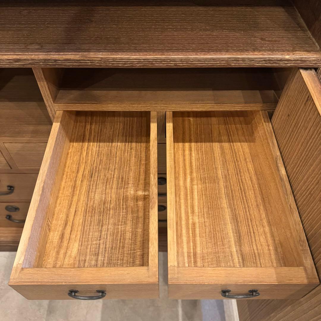 珍品】和製アンティーク 東京銀座 鷲塚高等箪笥店 桐箪笥