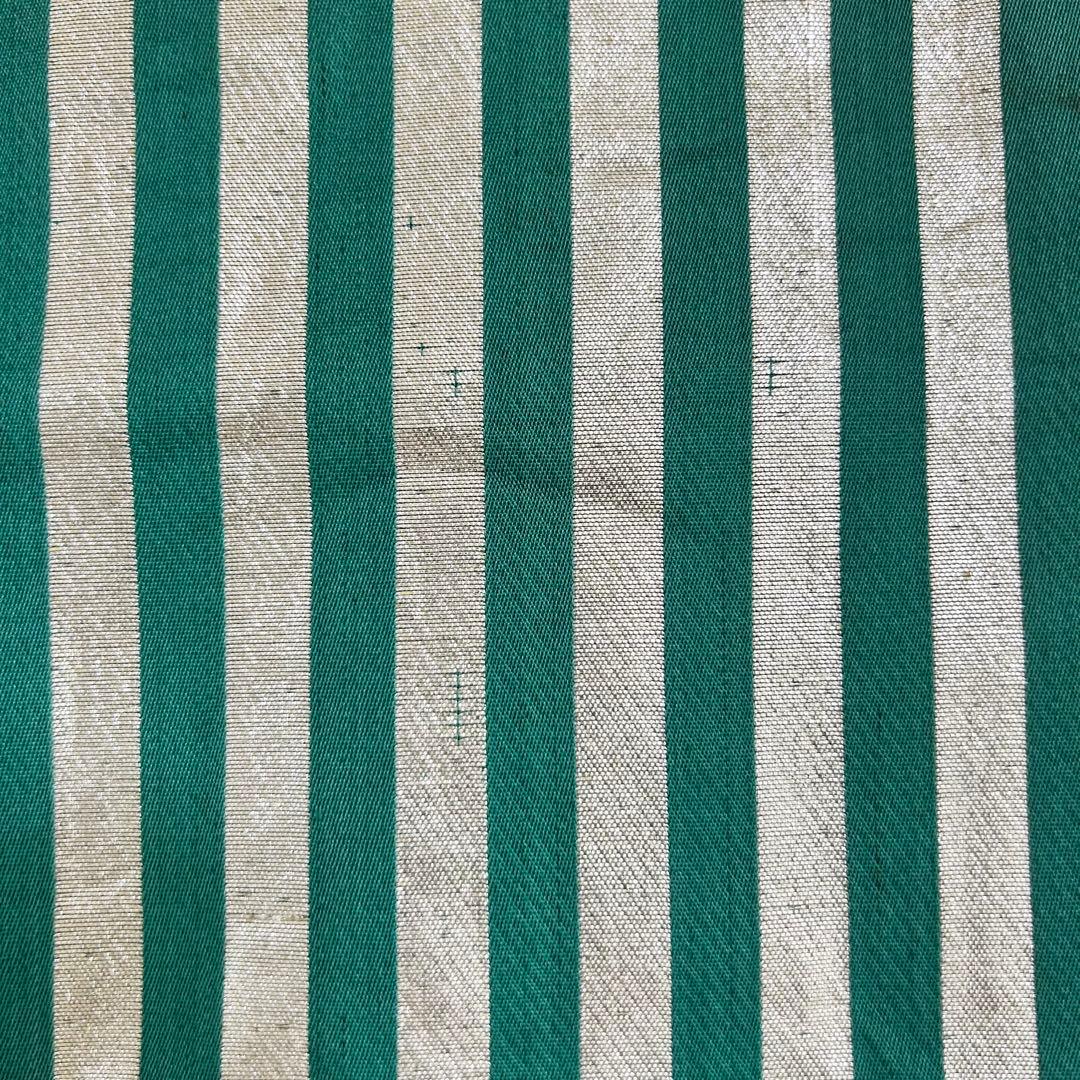 着物　七五三　7歳　女の子　13点　フルセット　オレンジ　グレージュ　格子　花文