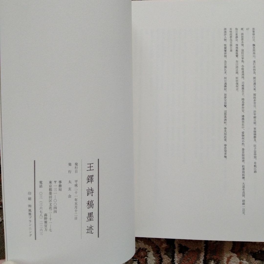 中国書道珍品 珍貴古籍善本文物希少収蔵版[王鐸詩稿墨跡] 書道