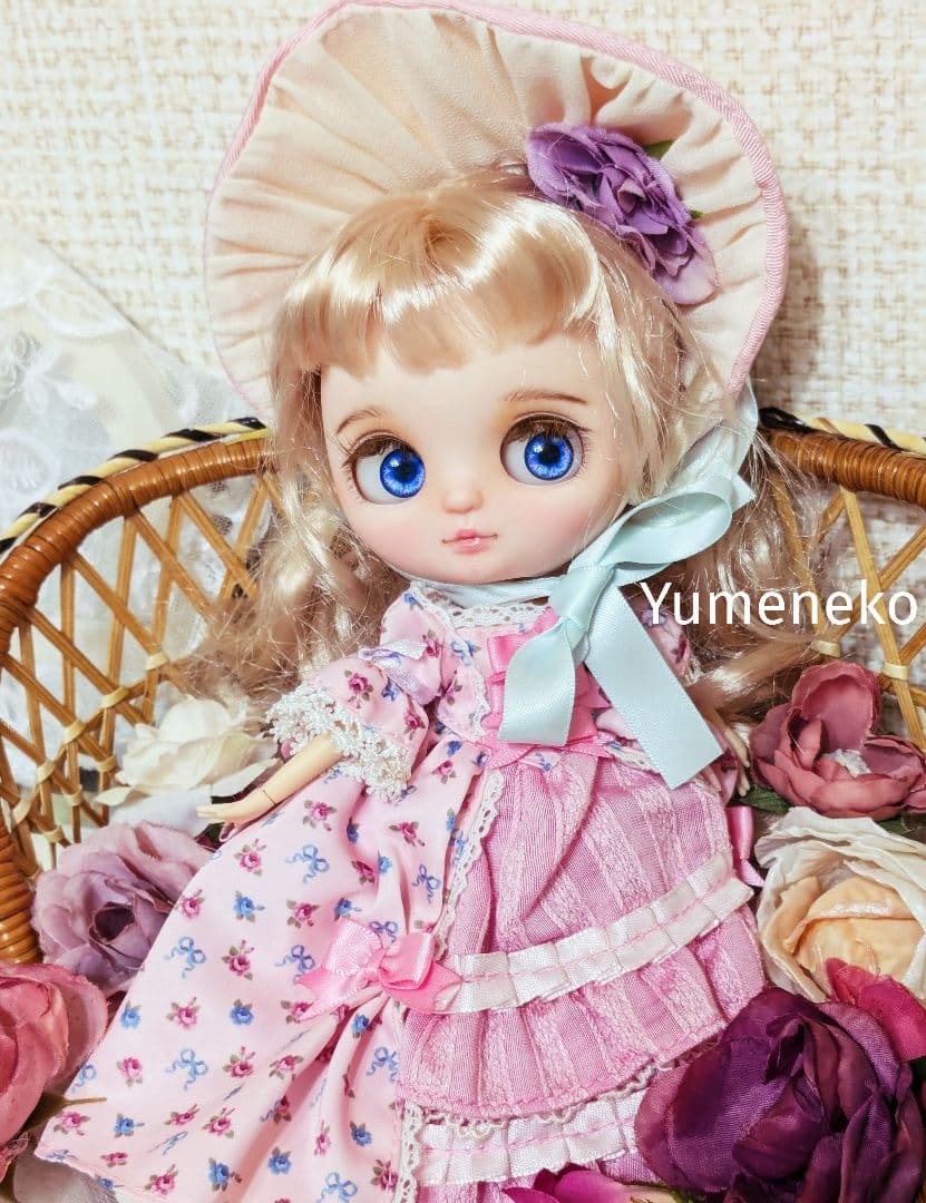 ❀カスタムアイシードール ❀ミディちゃん✴ドレス花冠付き - www
