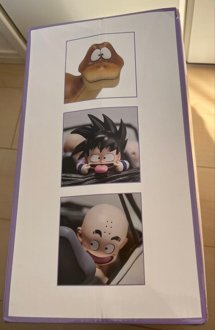 ドラゴンボール　孫悟空＆クリリン＆亀仙人ポルシェ911のガレージキットフィギュア