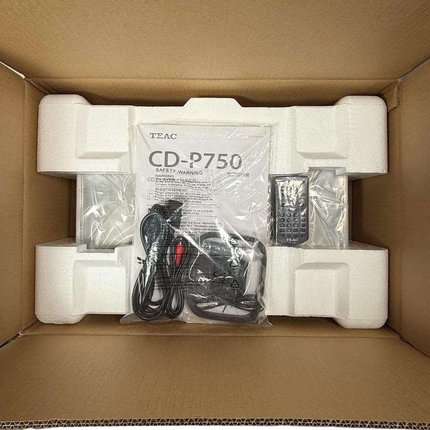 2023年製・TEAC CD-P750 SD/USB/AM/FM・CDプレーヤー