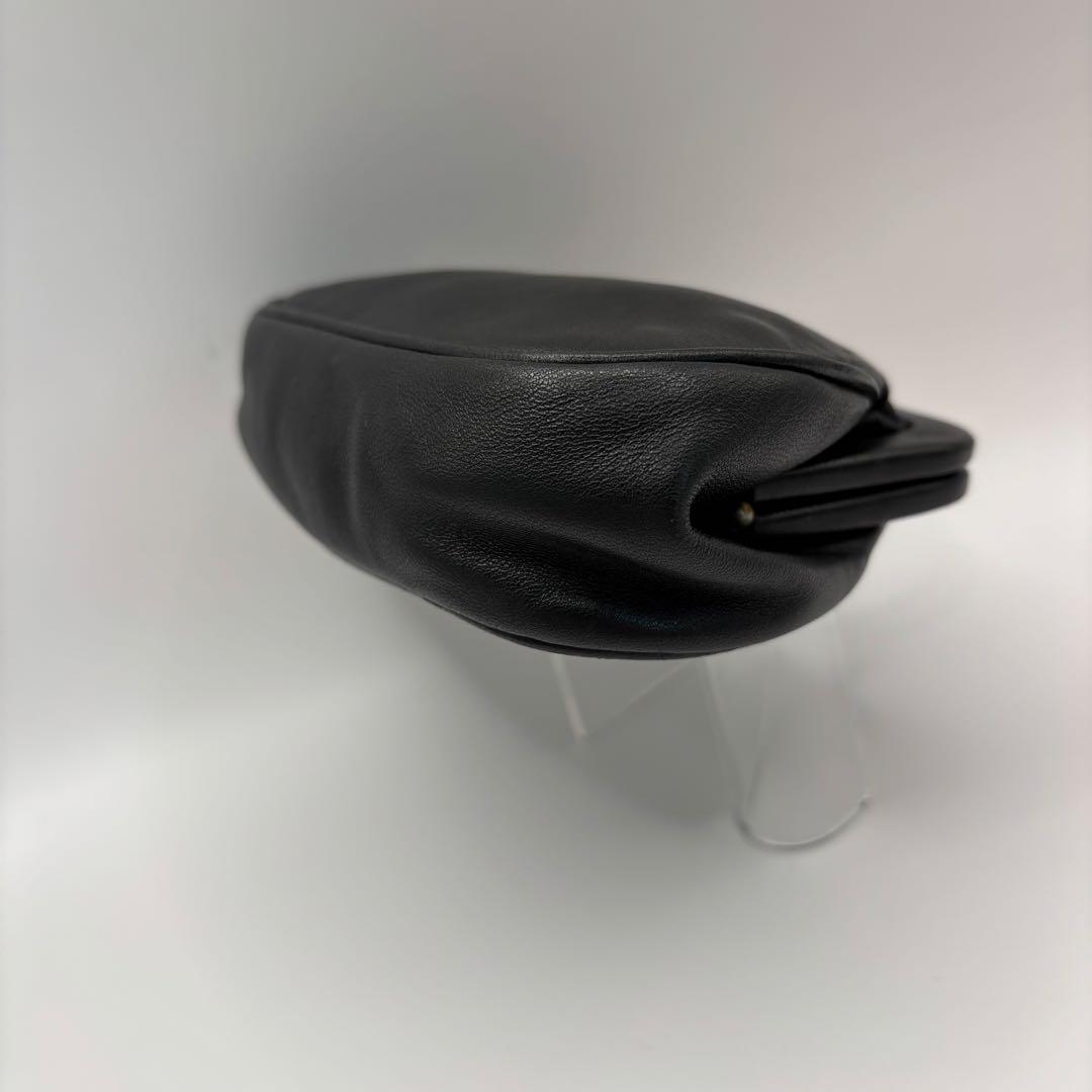 希少品　PRADA ケース　小銭入れ　ポーチ　ブラック　レザー　型押し