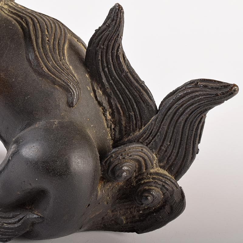 中国 古銅宣徳銅 玉乗り獅子 置物 D R7798 美術品・アンティーク