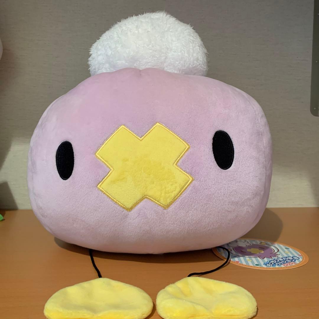 ポケモン　もっちりまんまるクッション　フワンテ　ぬいぐるみ ポケモン もっちりまんまるクッション フワンテ ぬいぐるみ