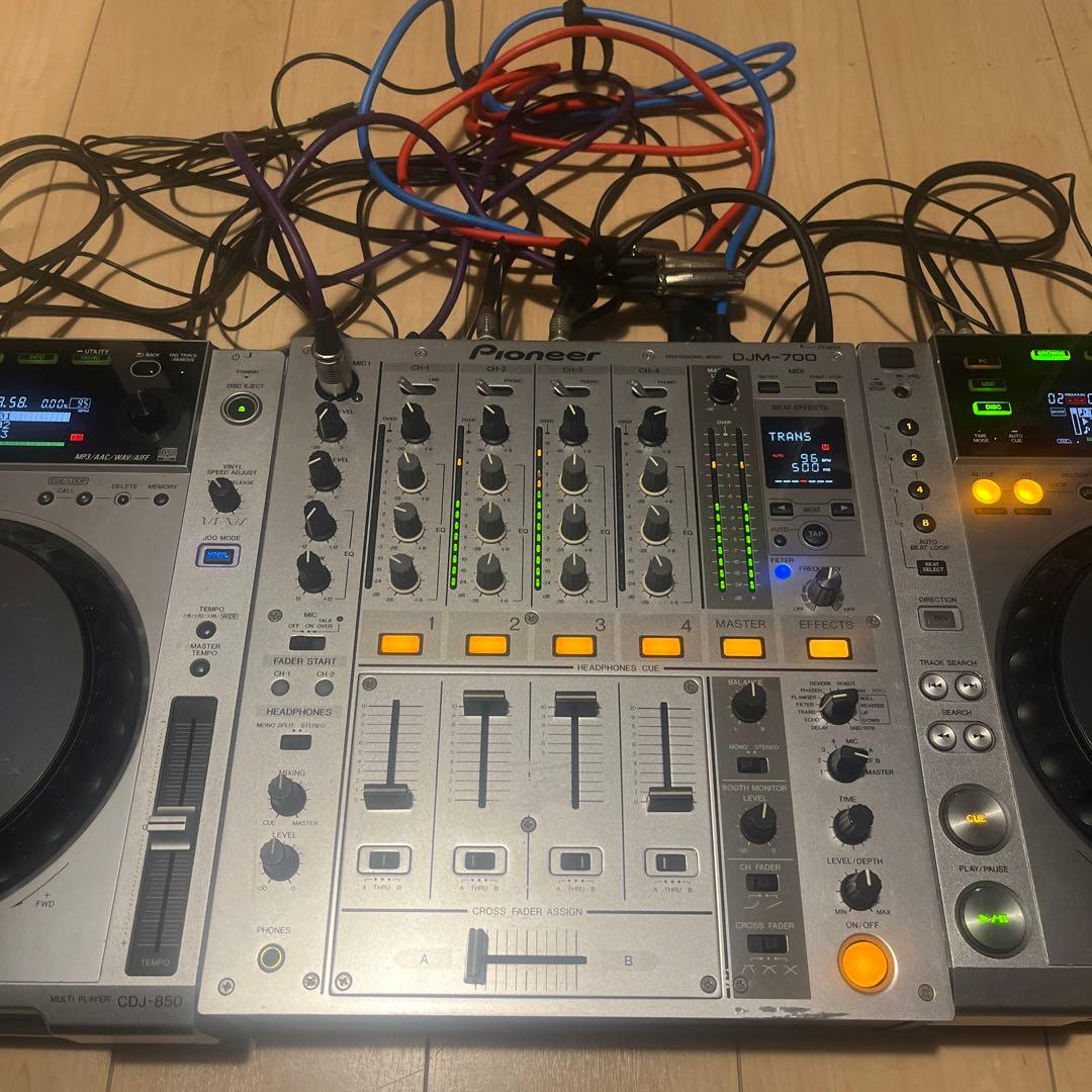 CDJ-850 2台 DJM-700 セット