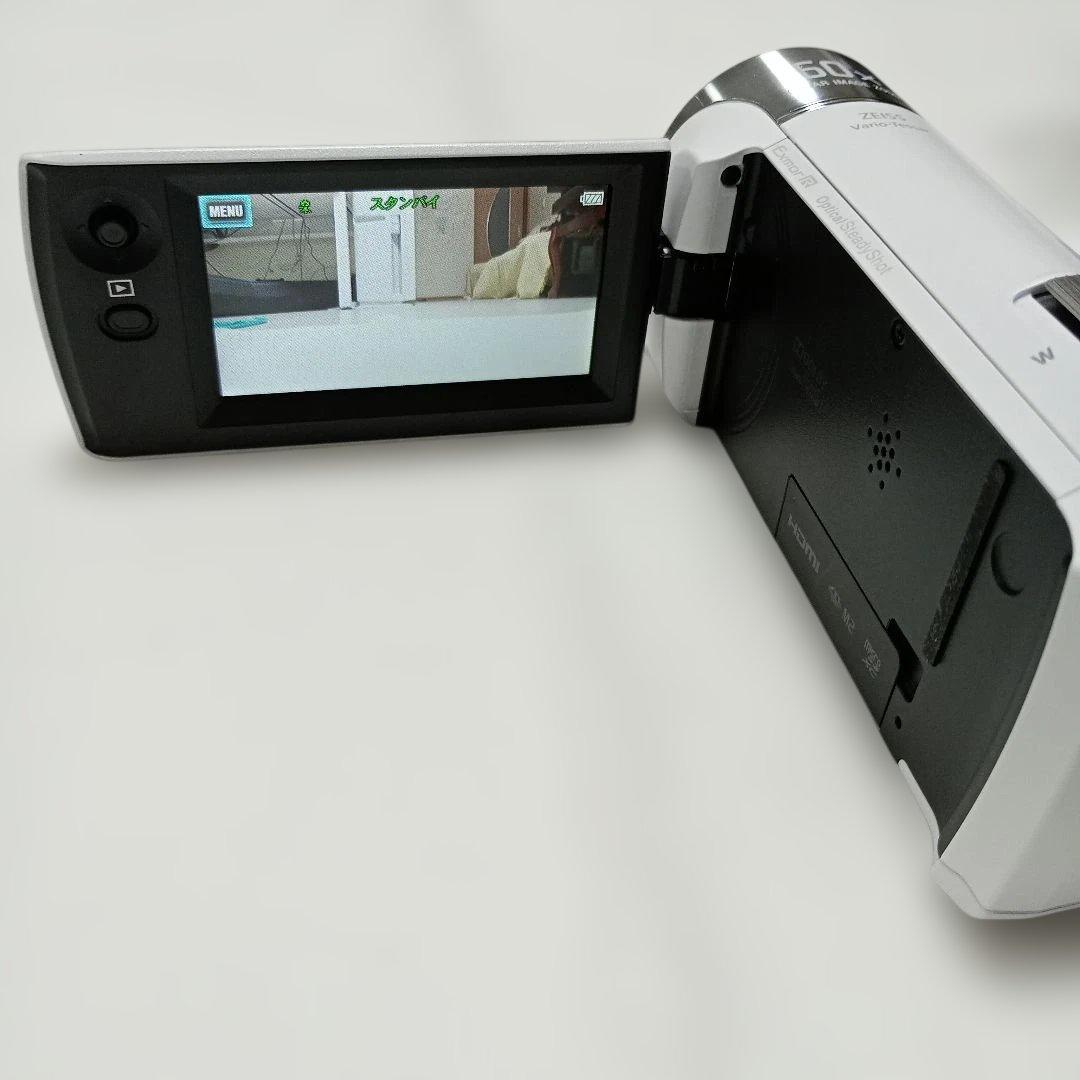 ★超美品★ SONY HDR-CX470 ビデオカメラ ホワイト　未使用に近い