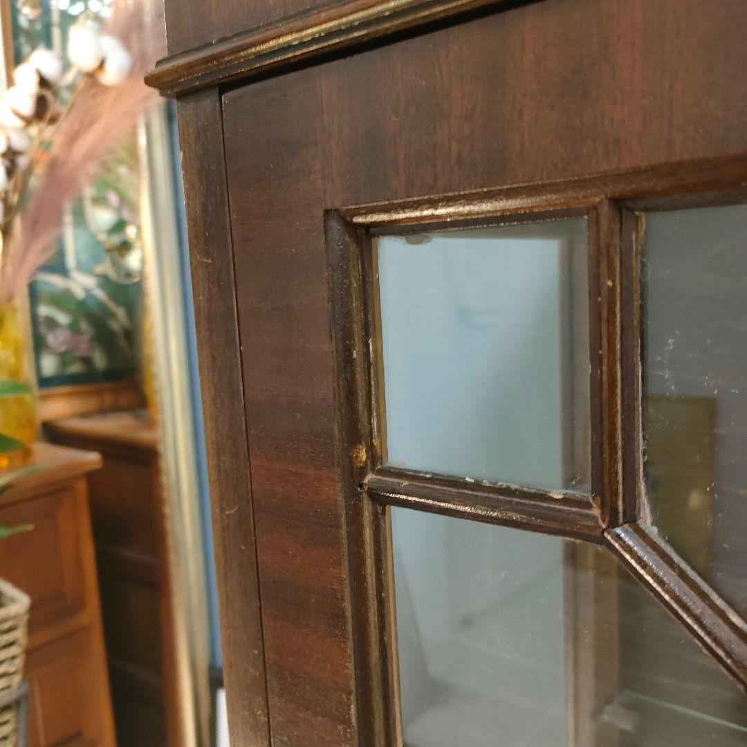 希少】英国ヴィンテージ ディスプレイショーケース ガラスキャビネット