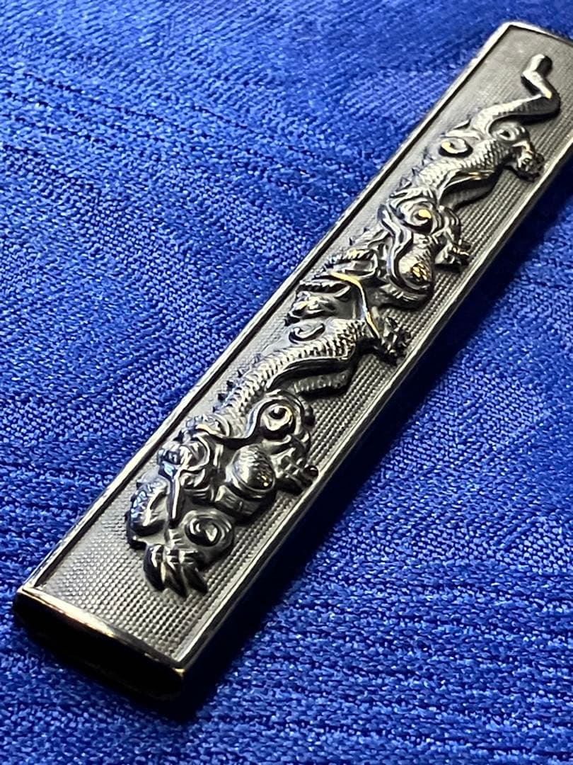 小柄　日本刀　刀　骨董品　時代　龍図　桐箱