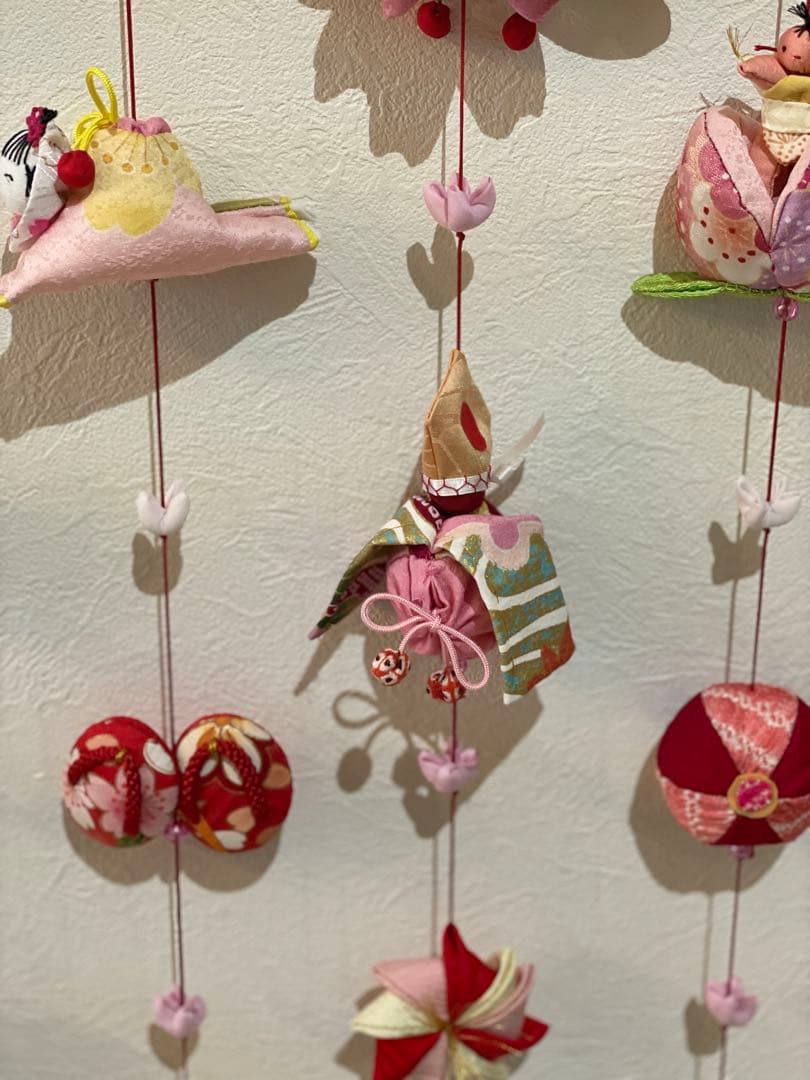 つるし雛　No.155 壁掛けタイプ・ひな祭り・桃の節句・女の子節句飾り